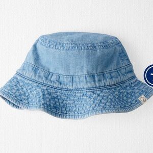 Organic Cotton Chambray Bucket Hat